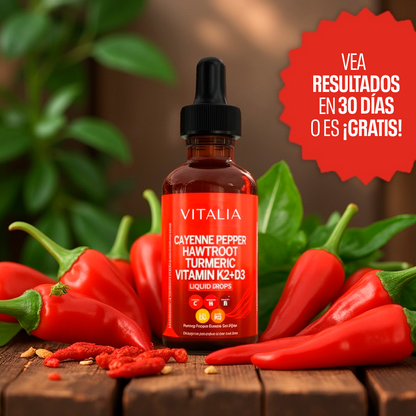 Cayene+ de Vitalía | Gotas revitalizadoras