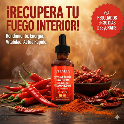 Cayene+ de Vitalía | Gotas revitalizadoras